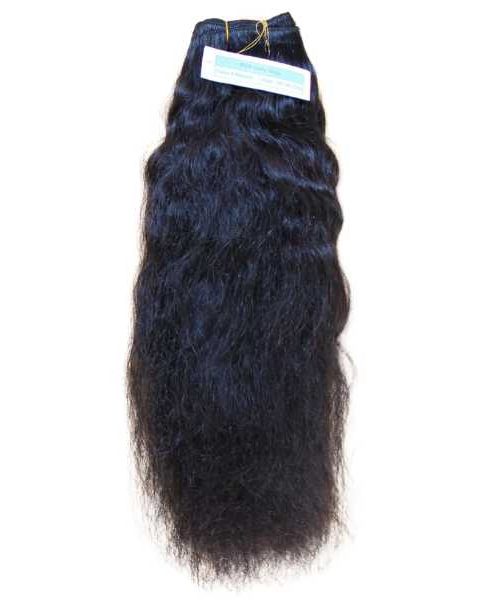 Natural Curly- Machine Weft - Virgin Single Drawn (Natural)